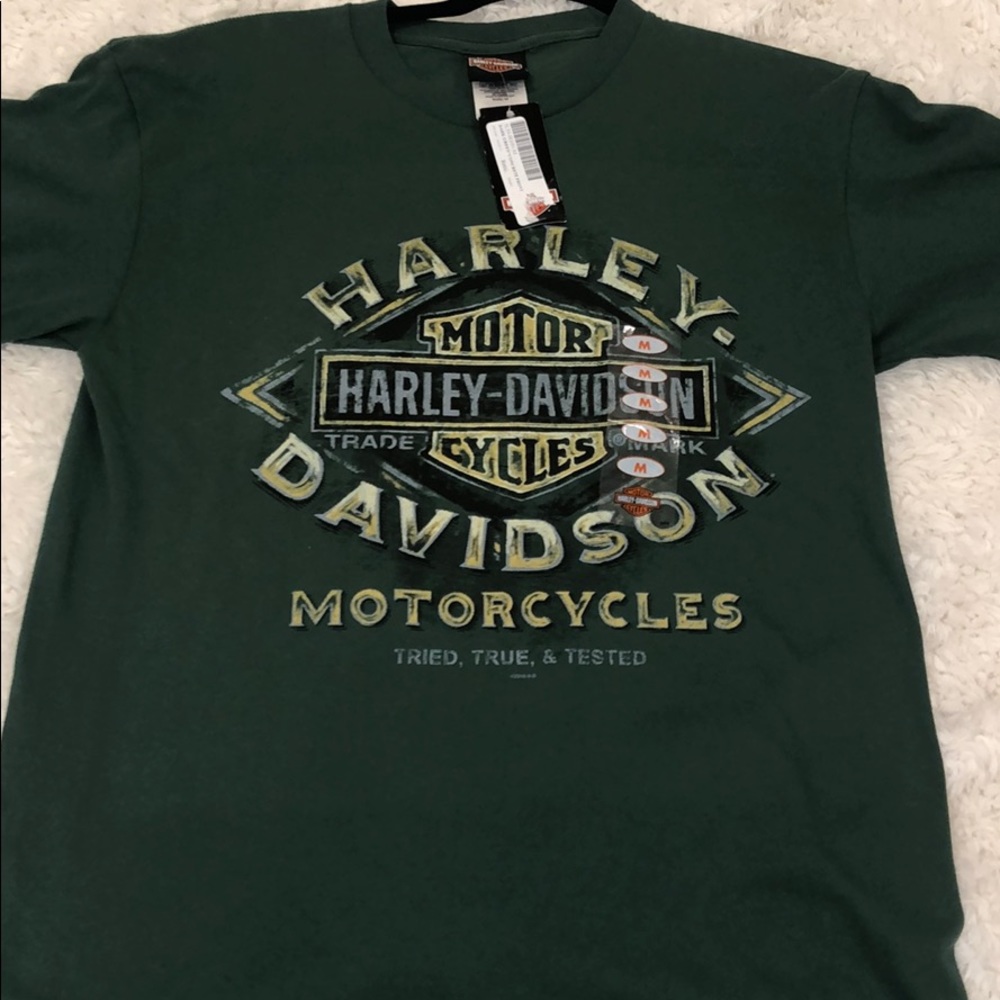 Green Harley Davidson Tee